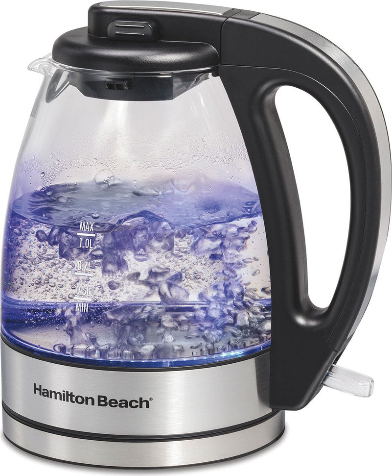 Hamilton Beach - 1 L Compact Glass Kettle - 40930C