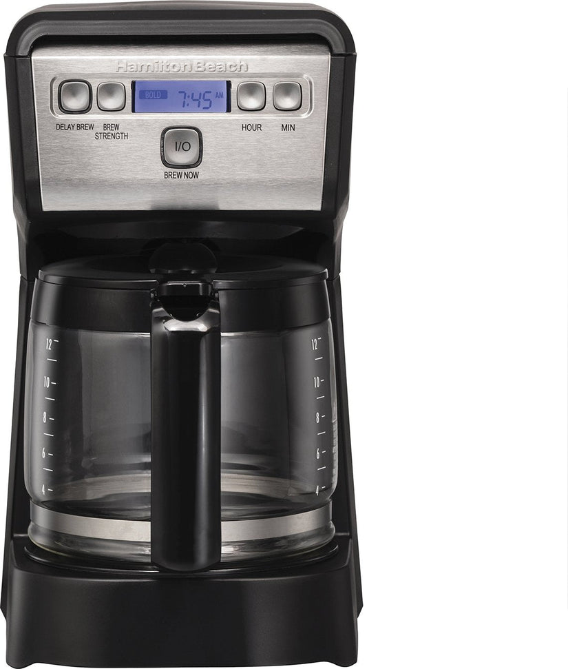 Hamilton Beach - 12 Cup Compact Programmable Coffee Maker - 46200C