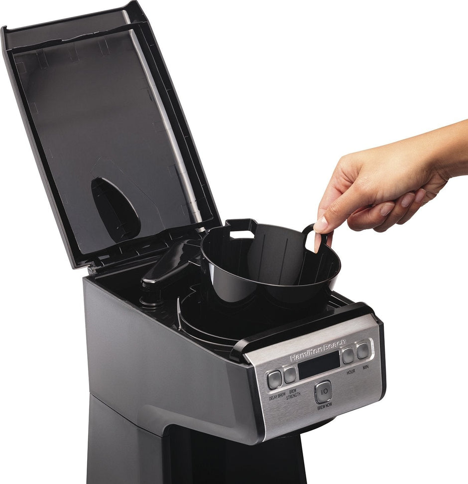 Hamilton Beach - 12 Cup Compact Programmable Coffee Maker - 46200C