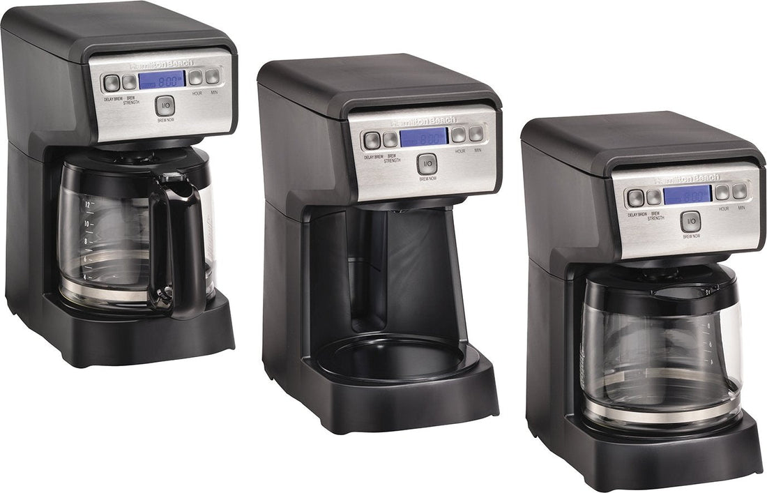 Hamilton Beach - 12 Cup Compact Programmable Coffee Maker - 46200C