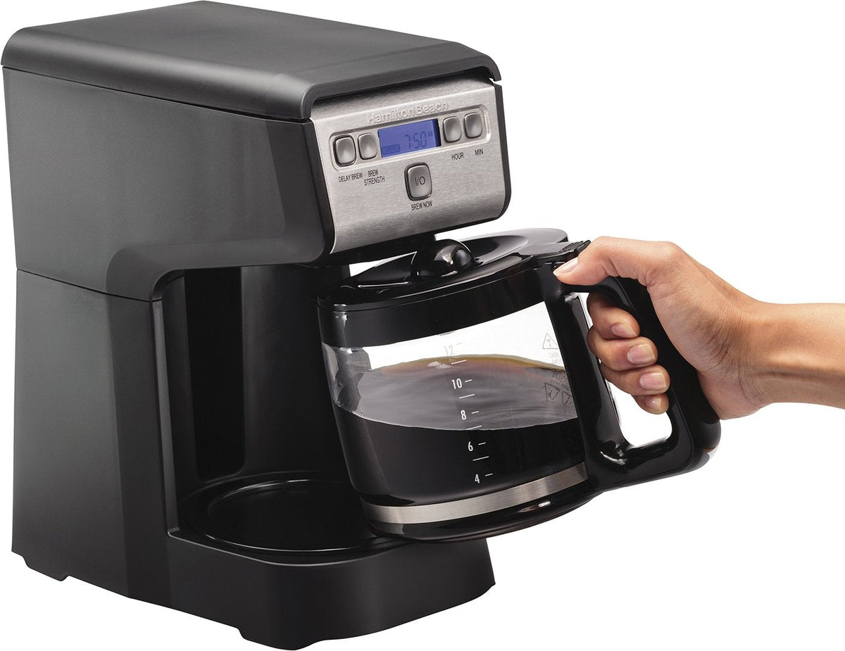 Hamilton Beach - 12 Cup Compact Programmable Coffee Maker - 46200C - DISCONTINUED