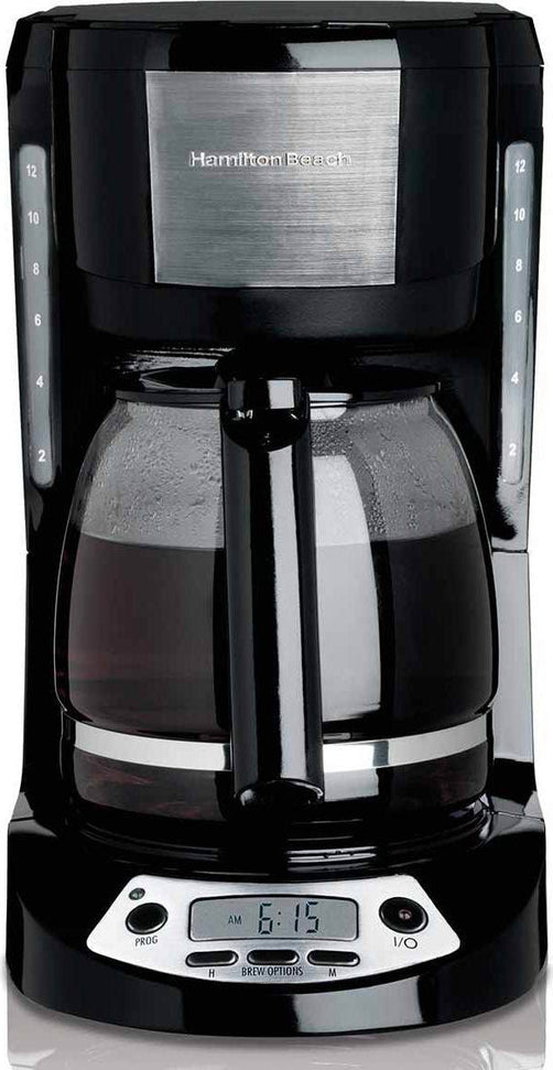 Hamilton Beach - 12 Cup Programmable Coffee Maker with Clock - 49615C
