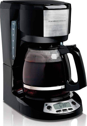Hamilton Beach - 12 Cup Programmable Coffee Maker with Clock - 49615C