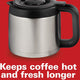 Hamilton Beach - 12 Cup Programmable Front-Fill Coffee Maker with Thermal Carafe - 46391