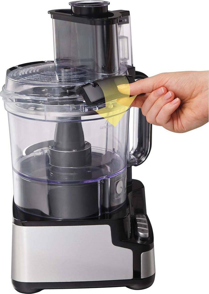 Hamilton Beach - 12 Cup Stack & Snap Food Processor with Big Mouth - 70725C