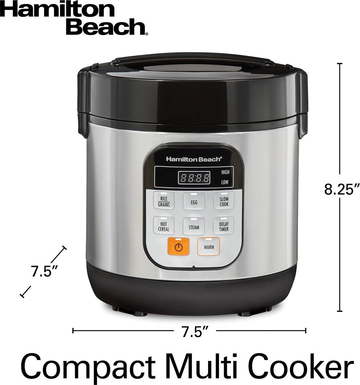 Hamilton Beach - 1.5 QT Compact Multi-Cooker - 37524 - DISCONTINUED