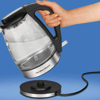 Hamilton Beach - 1.7 L Glass Electric Kettle with Blue Illumination - 40865C