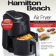 Hamilton Beach - 2.5 Liter Digital Air Fryer Black - 35050