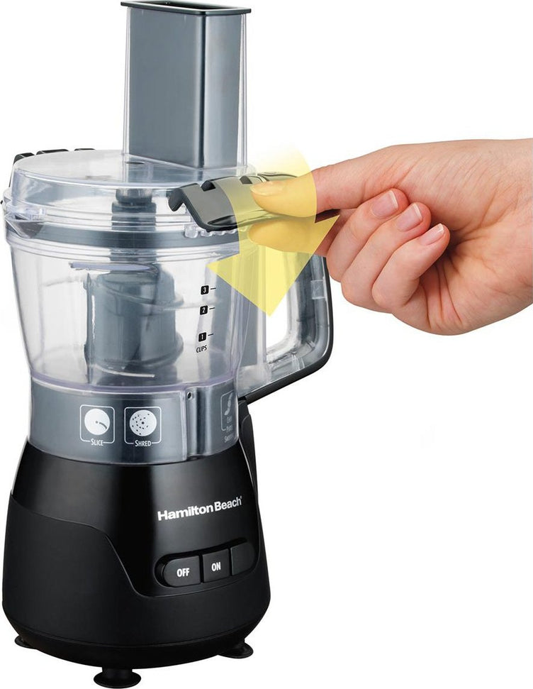 Hamilton Beach - 4 Cup Stack & Snap Compact Food Processor with Blending - 70510