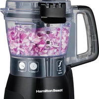 Hamilton Beach - 4 Cup Stack & Snap Compact Food Processor with Blending - 70510