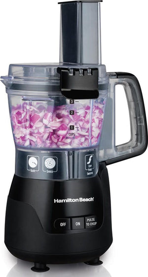 Hamilton Beach - 4 Cup Stack & Snap Compact Food Processor with Blending - 70510