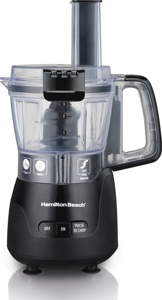 Hamilton Beach - 4 Cup Stack & Snap Compact Food Processor with Blending - 70510