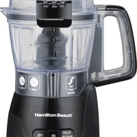 Hamilton Beach - 4 Cup Stack & Snap Compact Food Processor with Blending - 70510