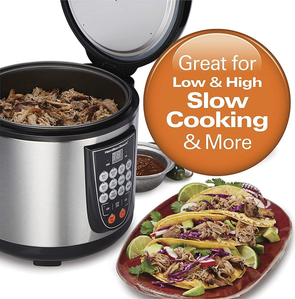 Hamilton Beach - 4.5 QT Digital Multi-Cooker - 37571