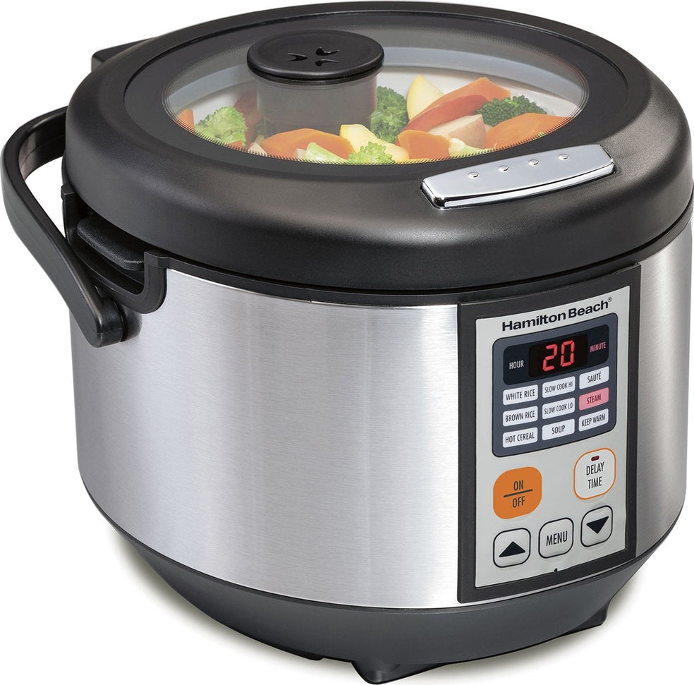 Hamilton Beach - 4.5 QT Digital Multi-Cooker with Glass Lid - 37523