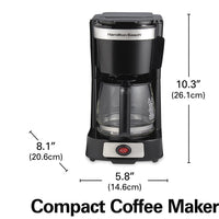 Hamilton Beach - 5 Cup Compact Coffee Maker - 46110