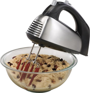 Hamilton Beach - 6 Speed Hand Mixer with Case - Whisk & Beaters - 62637