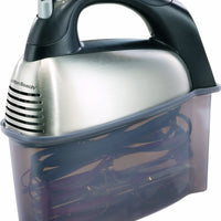 Hamilton Beach - 6 Speed Hand Mixer with Case - Whisk & Beaters - 62637