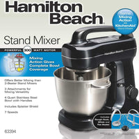 Hamilton Beach - 7 Speed Stand Mixer Metalic Black - 63394C - DISCONTINUED
