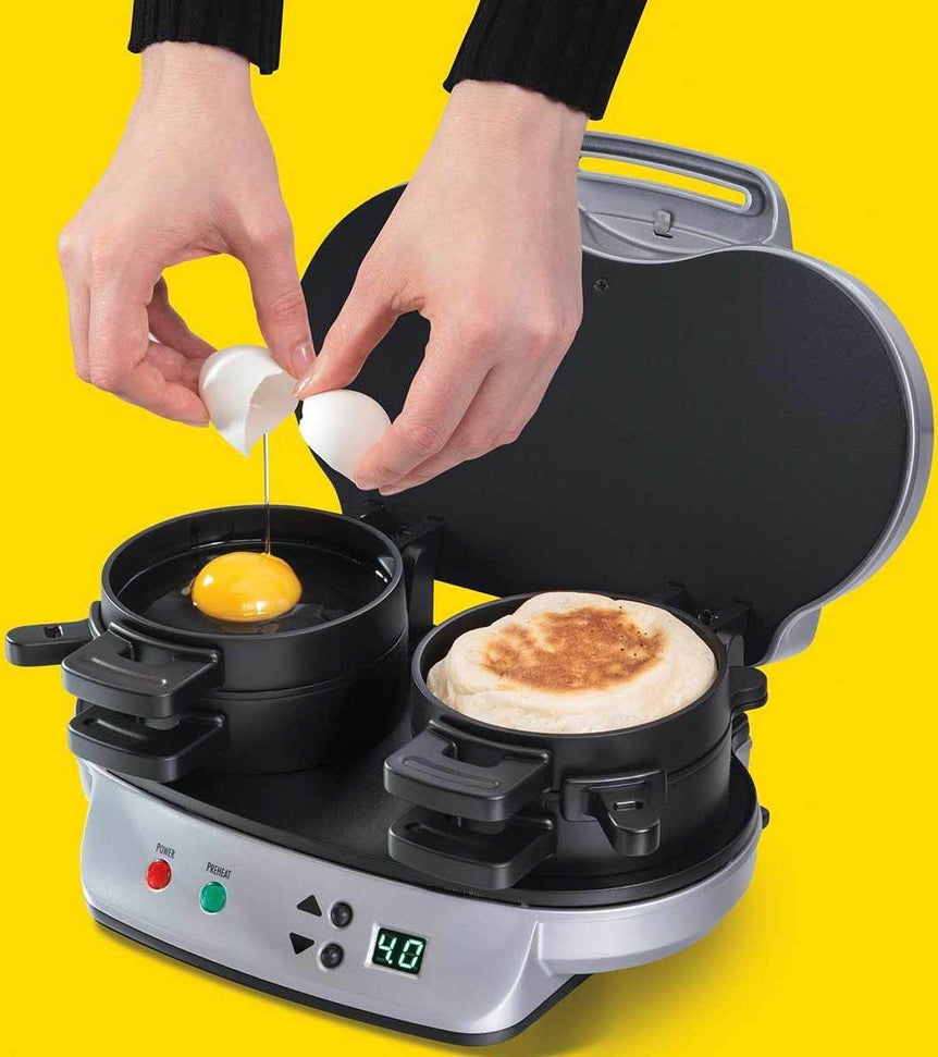 Hamilton Beach - Dual Breakfast Sandwich Maker - 25490C