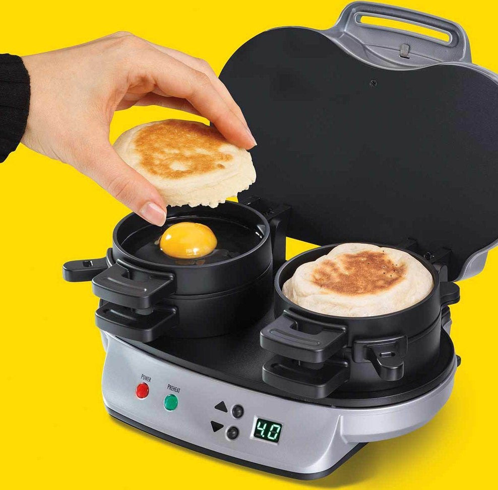 Hamilton Beach - Dual Breakfast Sandwich Maker - 25490C