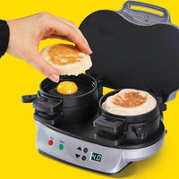 Hamilton Beach - Dual Breakfast Sandwich Maker - 25490C
