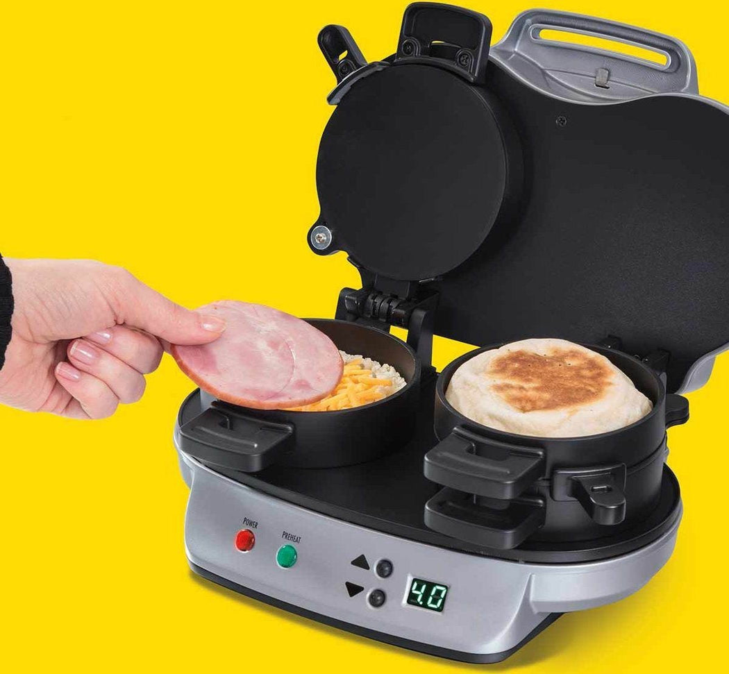 Hamilton Beach - Dual Breakfast Sandwich Maker - 25490C