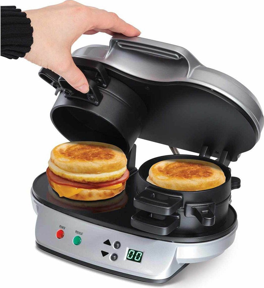 Hamilton Beach - Dual Breakfast Sandwich Maker - 25490C