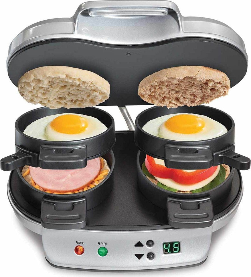 Hamilton Beach - Dual Breakfast Sandwich Maker - 25490C