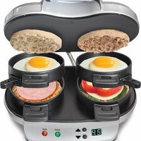 Hamilton Beach - Dual Breakfast Sandwich Maker - 25490C