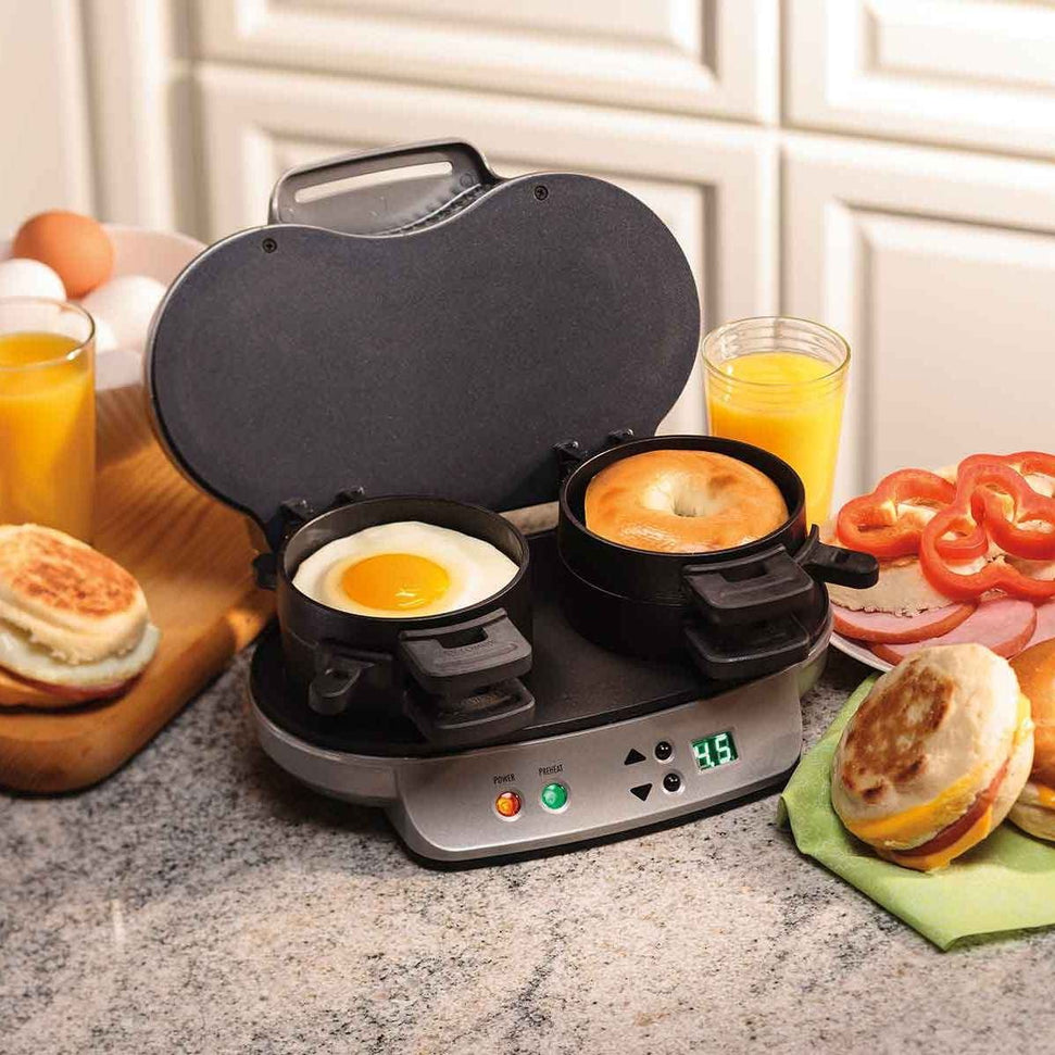 Hamilton Beach - Dual Breakfast Sandwich Maker - 25490C