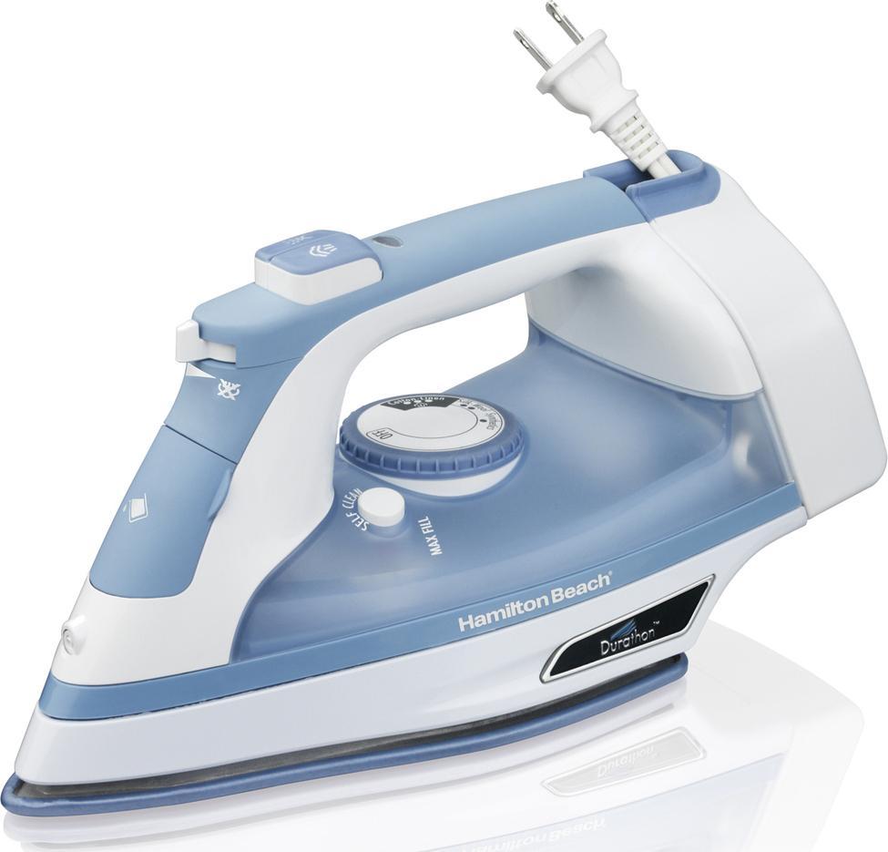 Hamilton Beach - Durathon Soleplate Nonstick Iron with Cord Wrap - 19701