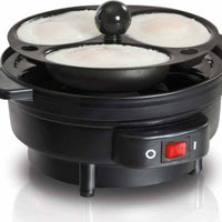 Hamilton Beach - Egg Cooker with Built-In Timer & Poaching Tray - 25500