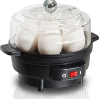 Hamilton Beach - Egg Cooker with Built-In Timer & Poaching Tray - 25500