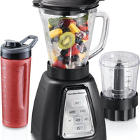 Hamilton Beach - MultiBlend System with Glass Jar/Travel Jar & Food Chopper - 58242 - DISCONTINUED