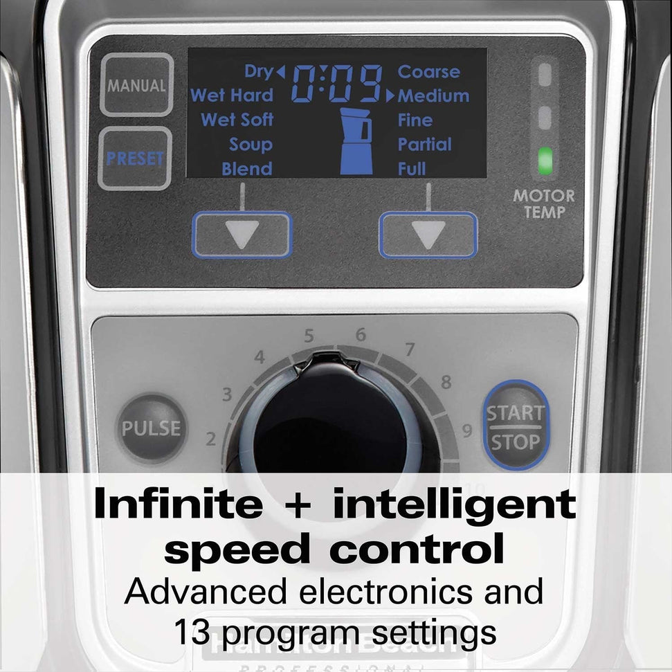 Hamilton Beach - Professional 2.2 HP 120V Juicer Mixer Grinder - 58770