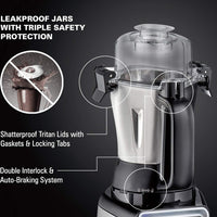 Hamilton Beach - Professional 2.2 HP 120V Juicer Mixer Grinder - 58770