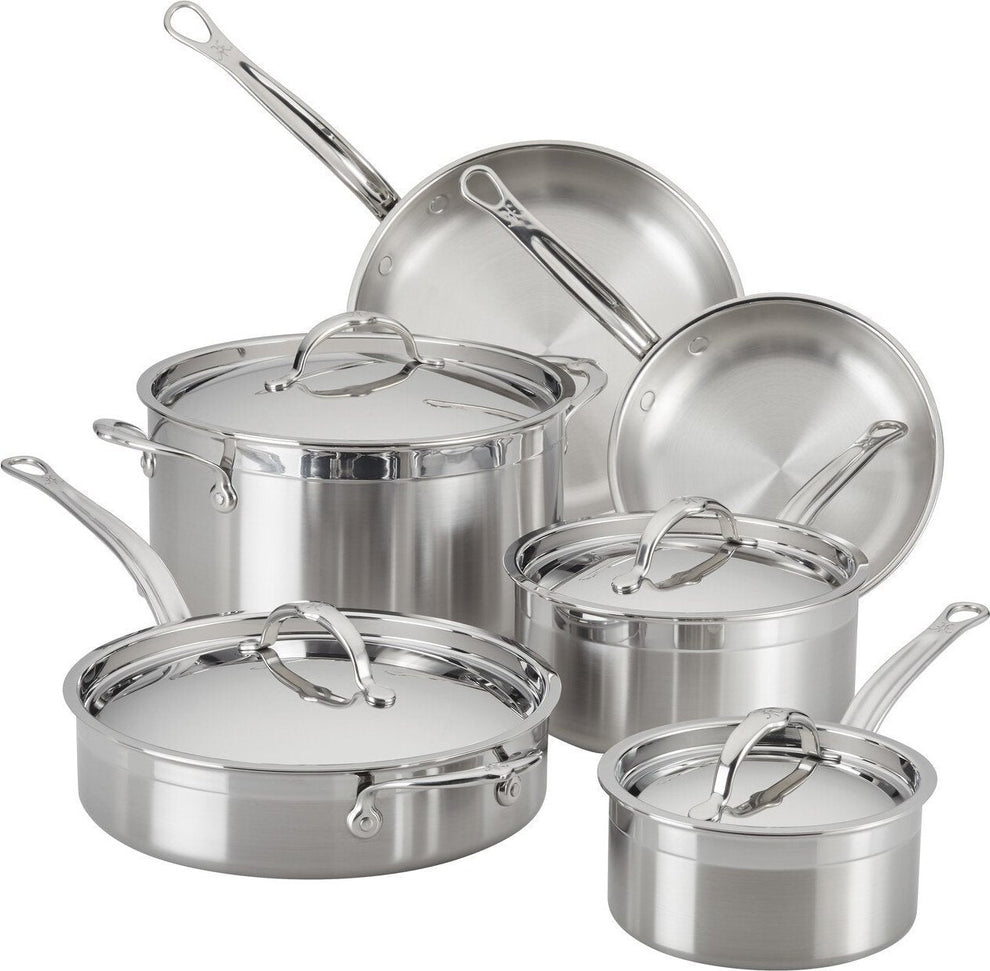 Hestan - 10 PC ProBond Stainless Steel Ultimate Cookware Set - 31562