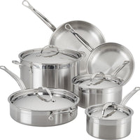 Hestan - 10 PC ProBond Stainless Steel Ultimate Cookware Set - 31562