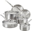 Hestan - 10 PC ProBond Stainless Steel Ultimate Cookware Set - 31562