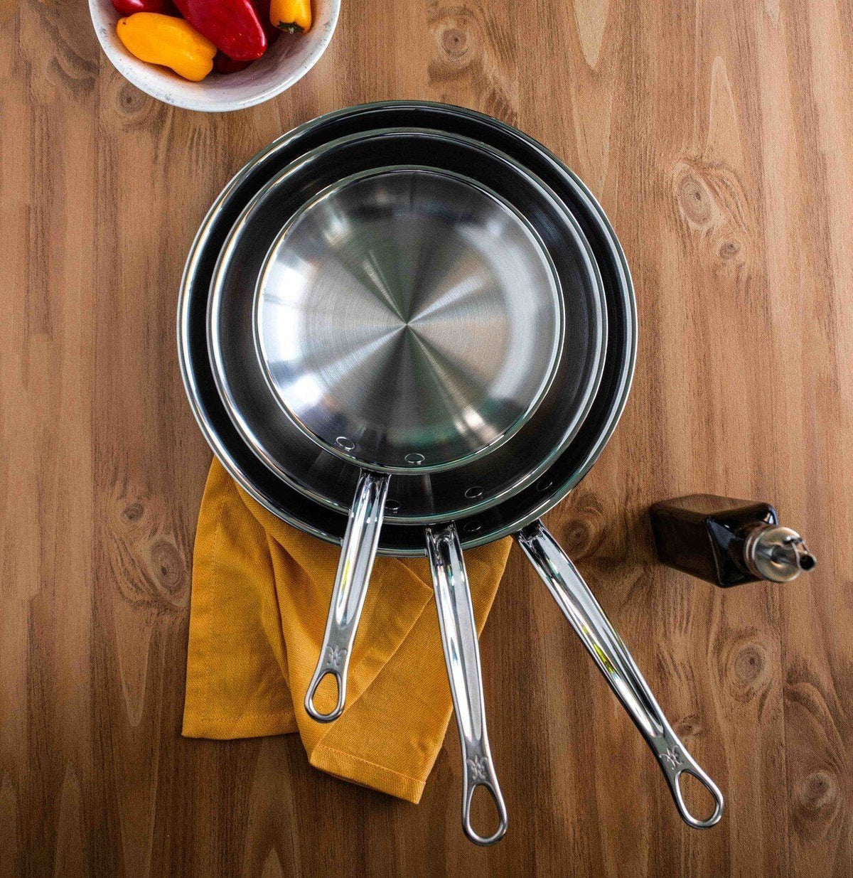 Hestan - 11" ProBond Stainless Steel Fry Pan - 31574