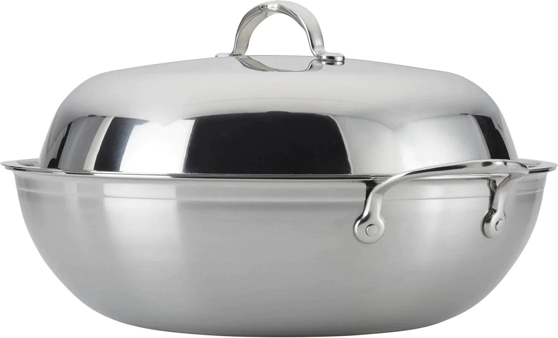 Hestan - 14" ProBond Stainless Steel Covered Wok - 31583