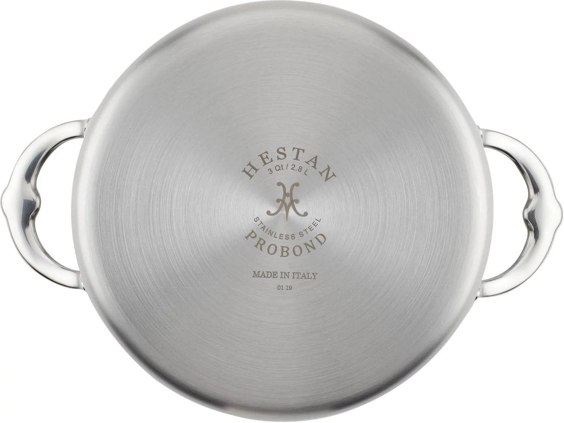 Hestan - 3 QT ProBond Stainless Steel Covered Soup Pot - 31582