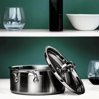 Hestan - 3 QT ProBond Stainless Steel Covered Soup Pot - 31582