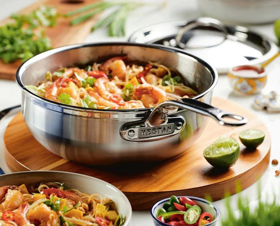 Hestan - 3.5 QT ProBond Stainless Steel Covered Essential Pan - 31646