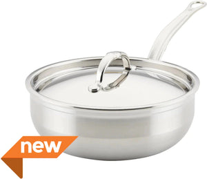 Hestan - 3.5 QT ProBond Stainless Steel Covered Essential Pan - 31646