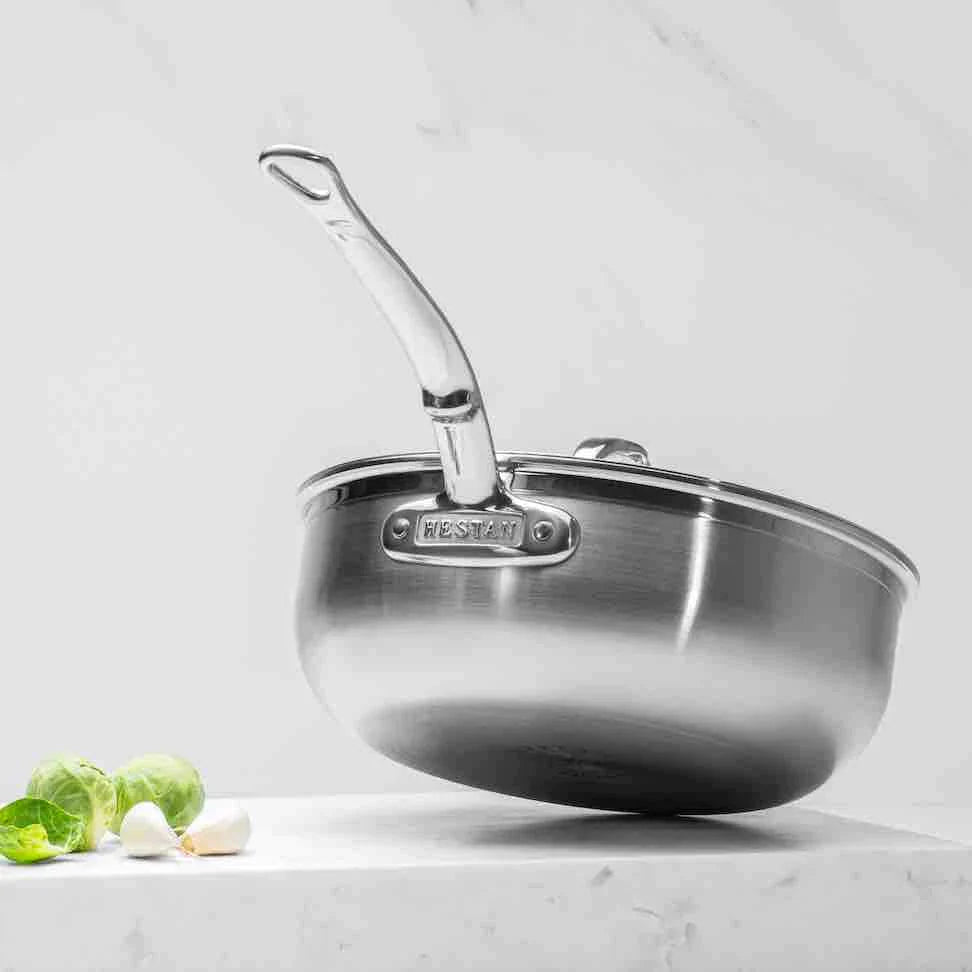 Hestan - 3.5 QT ProBond Stainless Steel Covered Essential Pan - 31646