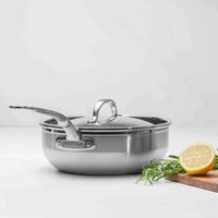 Hestan - 3.5 QT ProBond Stainless Steel Covered Essential Pan - 31646