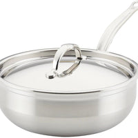 Hestan - 3.5 QT ProBond Stainless Steel Covered Essential Pan - 31646