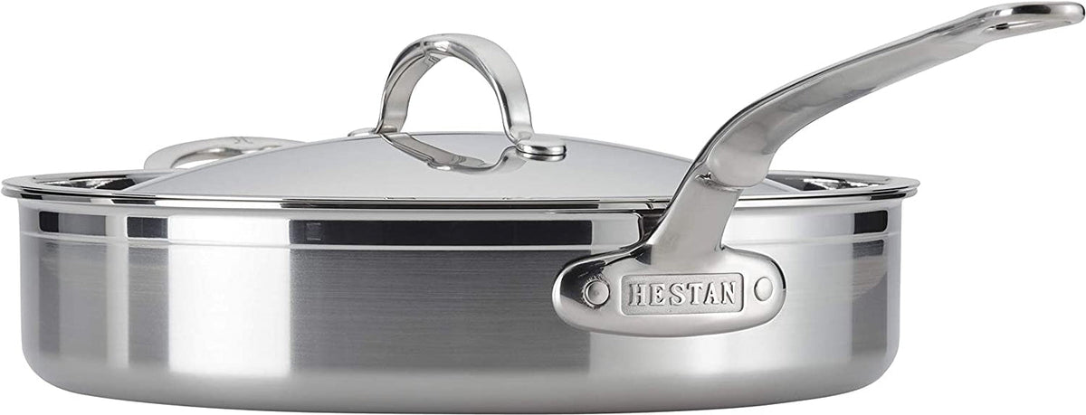 Hestan - 3.5 QT ProBond Stainless Steel Covered Saute Pan - 31568